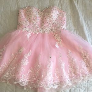 Pink formal dress